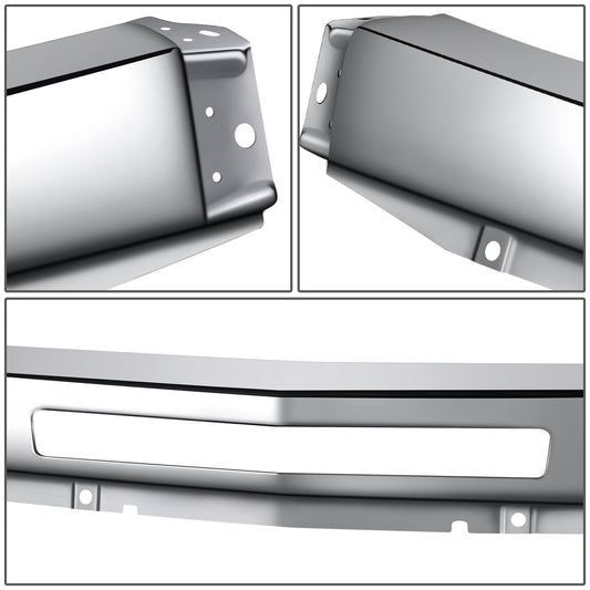 DEFENSA 07-13 CHEVROLET SILVERADO 1500 - WITH FRONT AIR INTAKE CUTOUT -  CHROME