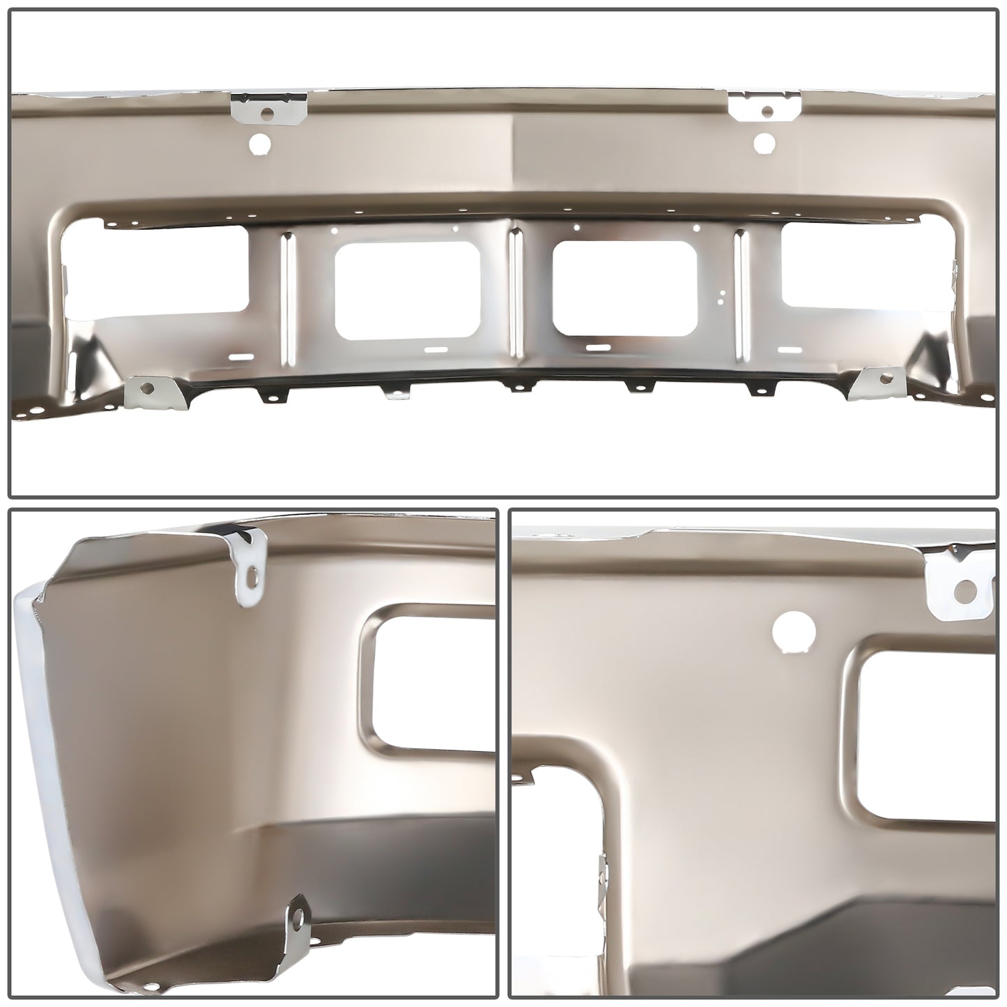 DEFENSA 14-15 CHEVROLET SILVERADO 1500 - FITS MODELS WITH FOG LAMPS & PARKING AID SENSORS - CHROME