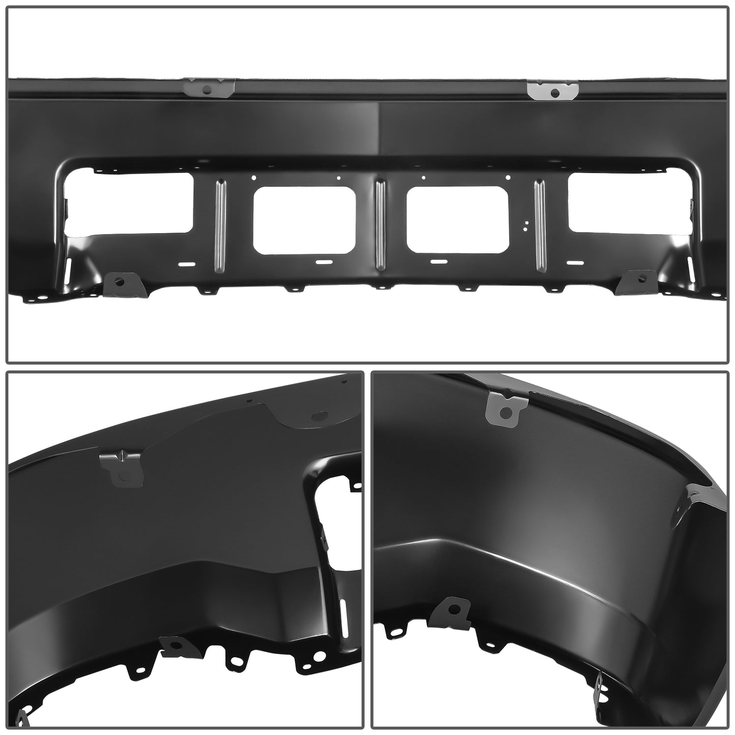 DEFENSA 14-15 CHEVROLET SILVERADO 1500 - FITS MODELS WITHOUT FOG LAMPS & PARKING AID SENSORS - BLACK