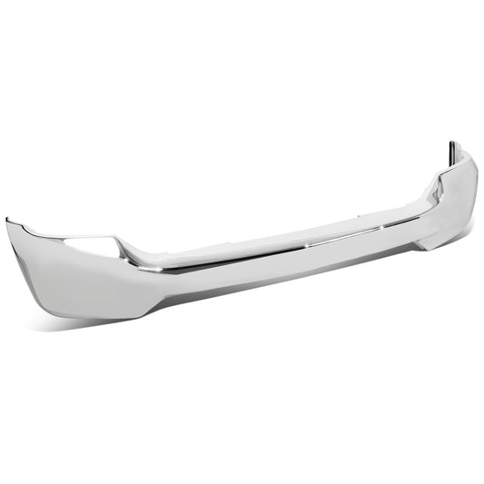 DEFENSA 16-18 CHEVY SILVERADO 1500 FRONT BUMPER FACE BAR - W/O FOG LIGHT CUT OUT, W/O SENSOR HOLE, CHROME