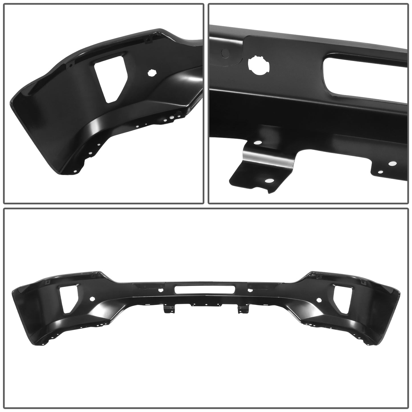 DEFENSA CHEVY CHEVROLET SILVERADO 1500 84029812-PFM ,BLACK,WITH SENSOR HOLE,WITH FOGLIGHT