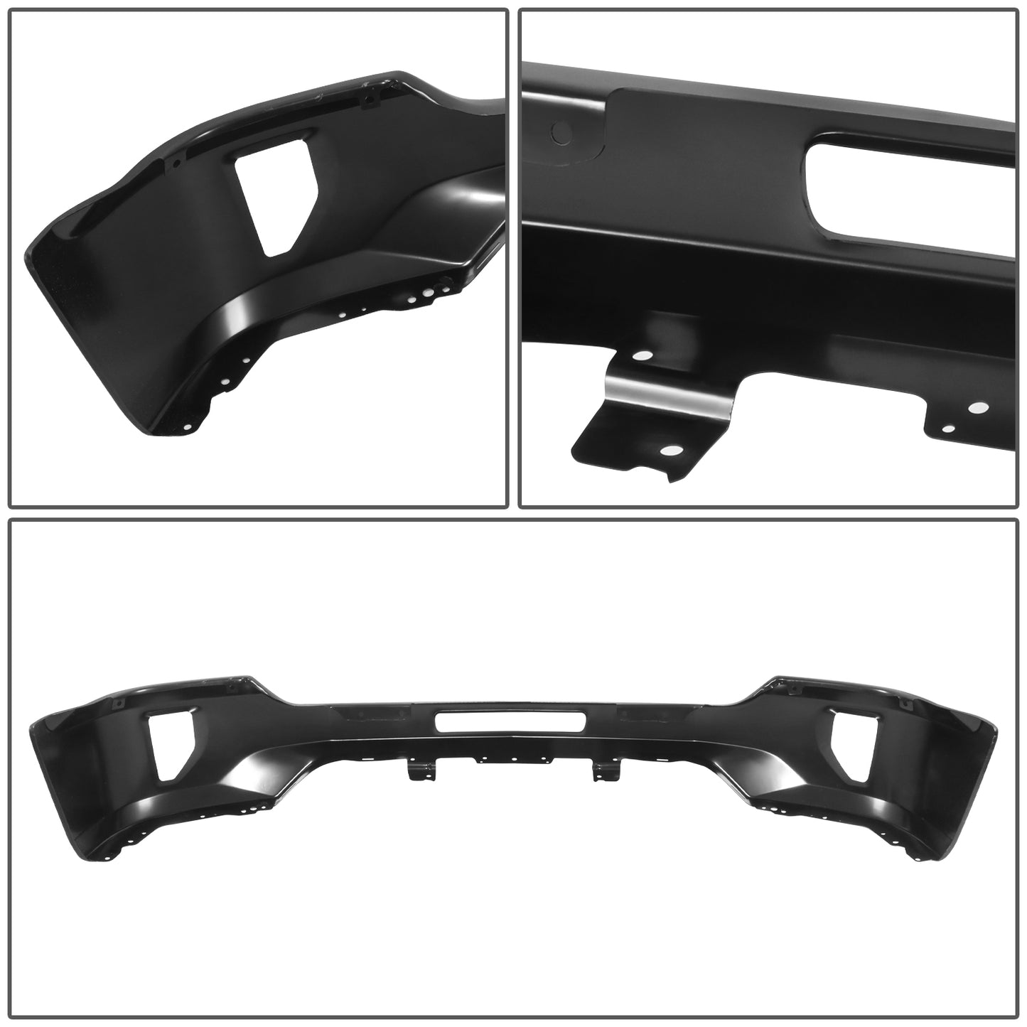 DEFENSA CHEVY CHEVROLET SILVERADO 1500 84029812-PFM ,BLACK,WITHOUT SENSOR HOLE, WITH FOGLIGHT