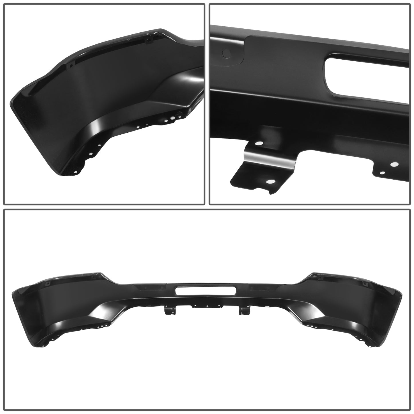 DEFENSA CHEVY CHEVROLET SILVERADO 1500 84029812-PFM ,BLACK,WITHOUT SENSOR HOLE, WITHOUT FOGLIGHT