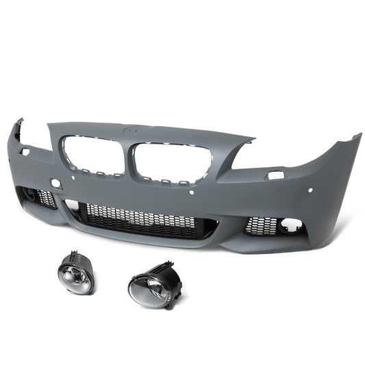 DEFENSA WITH FOG LIGHTS - 10-16 BMW 5-SERIES SEDAN, HATCHBACK - M-TECH - GRAY