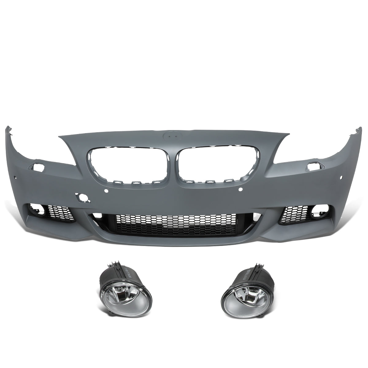 DEFENSA WITH FOG LIGHTS - 10-16 BMW 5-SERIES SEDAN, HATCHBACK - M-TECH - GRAY