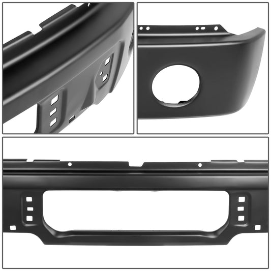 DEFENSA 09-14 FORD F-150 XL, XLT, STX, KING RANCH, LARIAT, FX4, PLATINUM, FX2, WITH FRONT FOG LIGHT CUTOUTS - BLACK