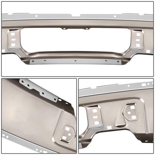 DEFENSA 09-14 FORD F-150, XL, XLT, STX, KING RANCH, LARIAT, FX4, PLATINUM, FX2, WITHOUT FRONT FOG LIGHT CUTOUTS - CHROME
