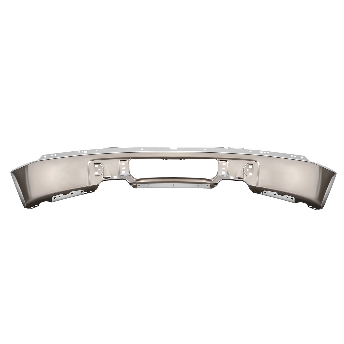 DEFENSA 09-14 FORD F-150, XL, XLT, STX, KING RANCH, LARIAT, FX4, PLATINUM, FX2, WITHOUT FRONT FOG LIGHT CUTOUTS - CHROME