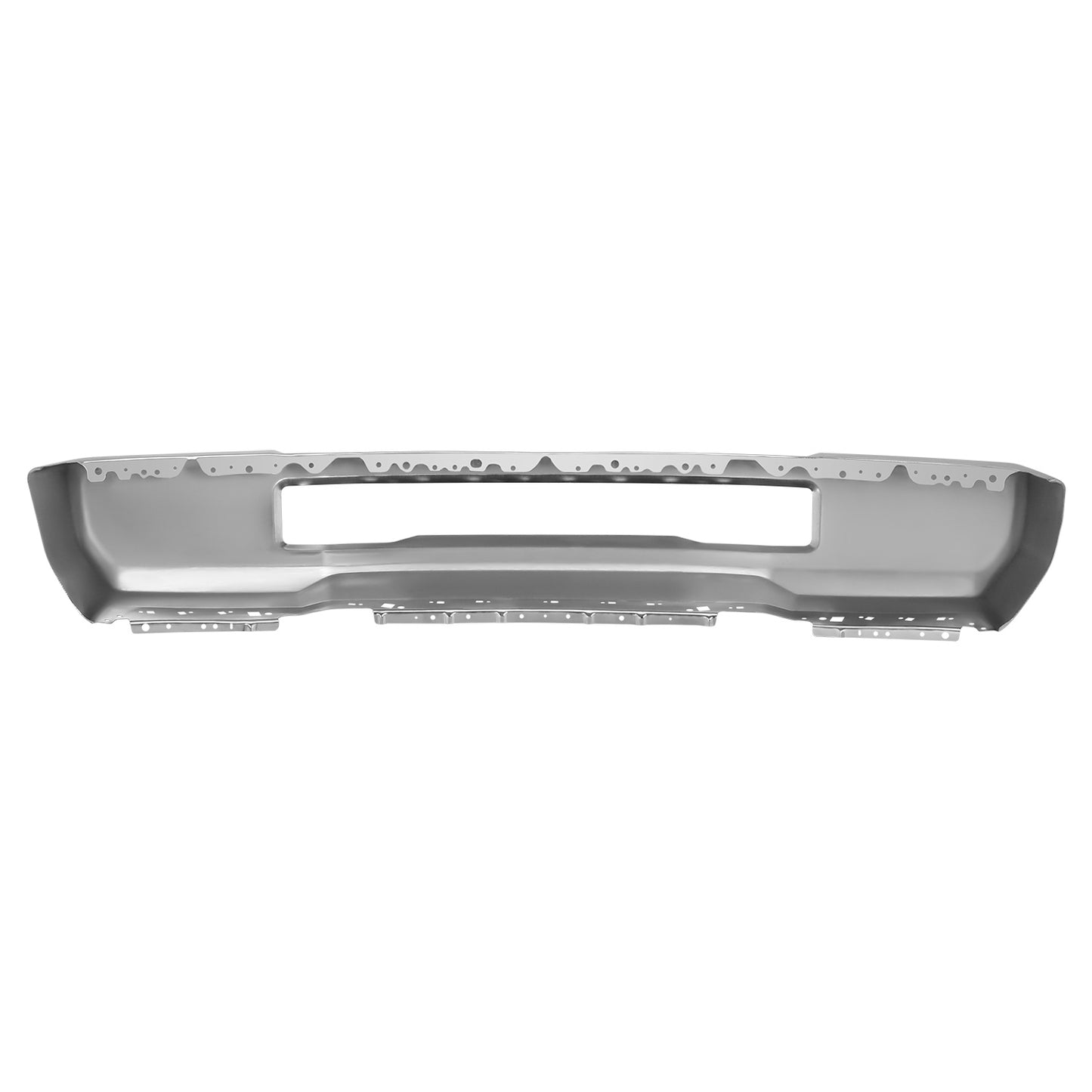 DEFENSA FORD F-250 SUPER DUTY 2017-2019 - FORD F-350 SUPER DUTY 2017-2019 - FITS MODELS WITHOUT FOG LAMPS; WITH FENDER FLARES - CHROME