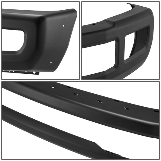 DEFENSA FORD F-250 SUPER DUTY 2017-2019 - FORD F-350 SUPER DUTY 2017-2019 - FITS MODELS WITH FOG LAMPS; WITHOUT FENDER FLARES - BLACK