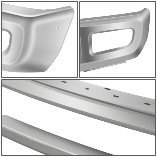 DEFENSA FORD F-250 SUPER DUTY 2017-2019 - FORD F-350 SUPER DUTY 2017-2019 - FITS MODELS WITH FOG LAMPS; WITHOUT FENDER FLARES - CHROME