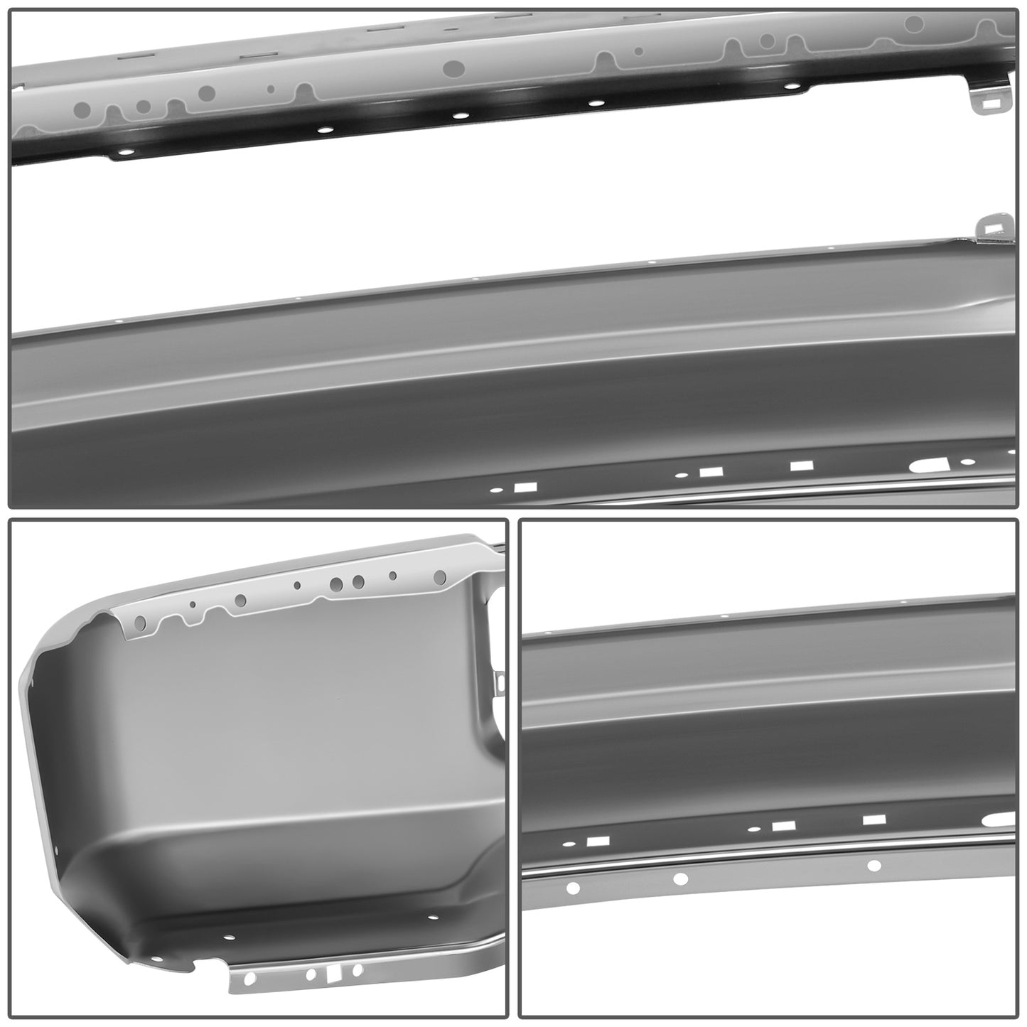 DEFENSA FORD F-250 SUPER DUTY 2020-2022 - FORD F-350 SUPER DUTY 2020-2022 - FITS MODELS WITHOUT FOG LAMPS - CHROME