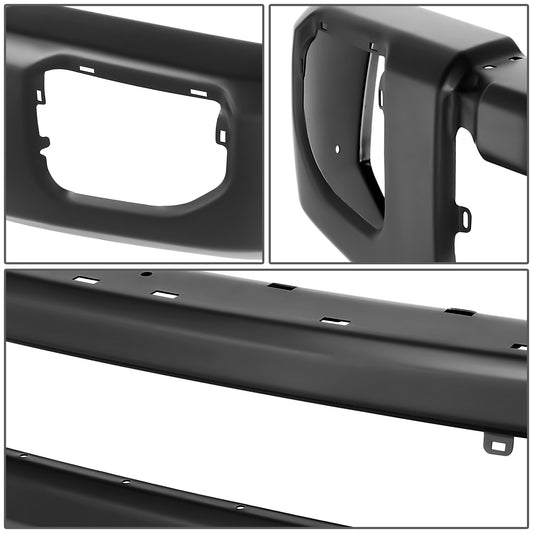 DEFENSA FORD F-250 SUPER DUTY 2020-2022 - FORD F-350 SUPER DUTY 2020-2022 - FITS MODELS WITHOUT FOG LAMP - BLACK