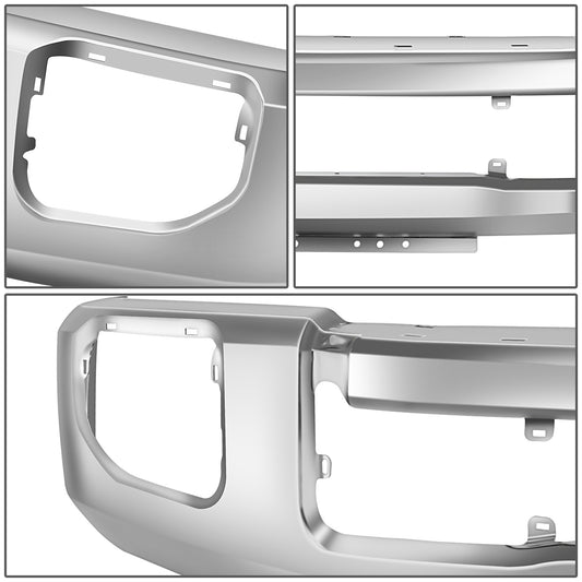 DEFENSA FORD F-250 SUPER DUTY 2020-2022 - FORD F-350 SUPER DUTY 2020-2022 - FITS MODELS WITH FOG LAMP - CHROME