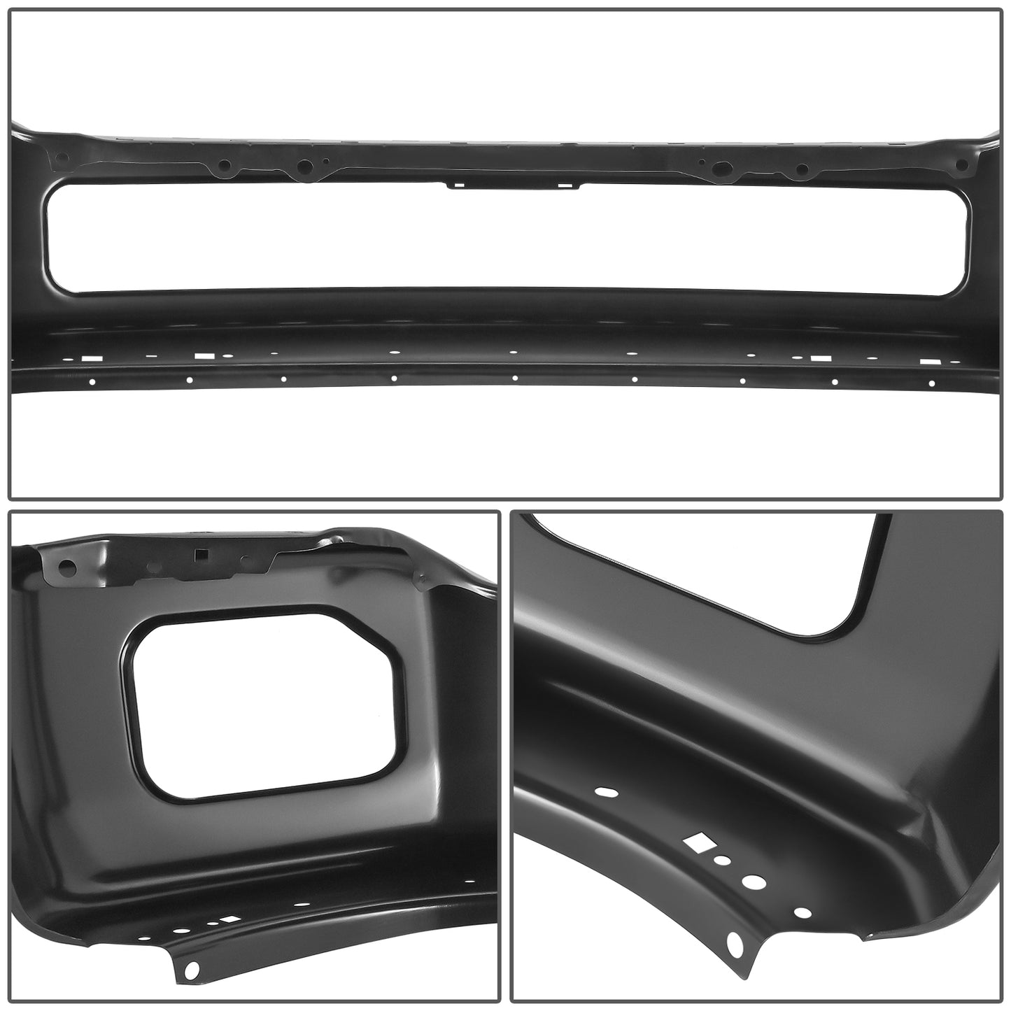 DEFENSA 11-16 FORD F-250 SUPER DUTY / 11-16 FORD F-350 SUPER DUTY, FITS MODELS WITHOUT BUMPER END CAPS - BLACK
