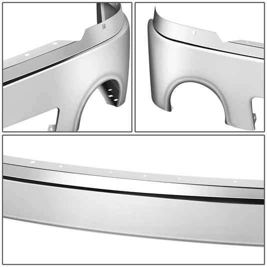 DEFENSA 07-08 GMC SIERRA 1500 / 07-08 GMC SIERRA 2500 HD / 07-08 GMC SIERRA 3500 HD, WITH FOG LIGHT; WITHOUT AIR INLET - CHROME