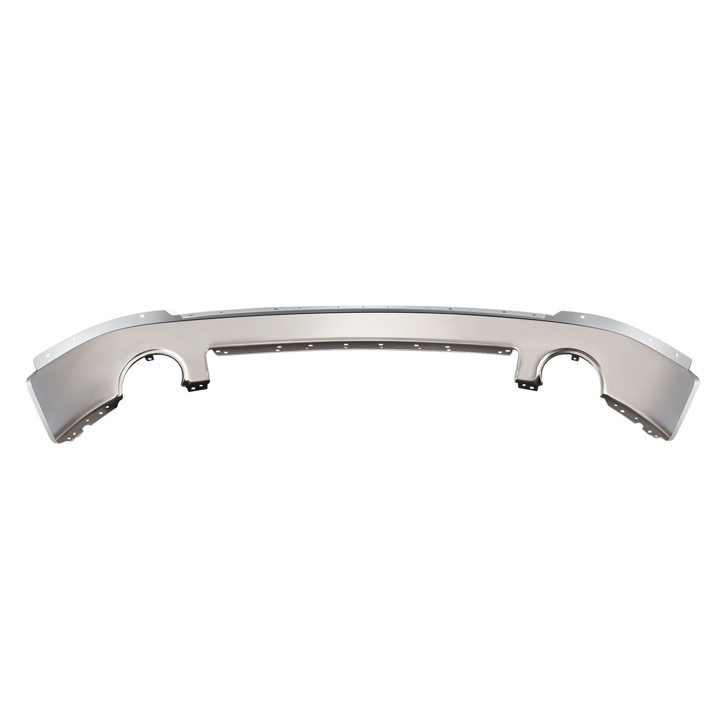 DEFENSA 07-08 GMC SIERRA 1500 / 07-08 GMC SIERRA 2500 HD / 07-08 GMC SIERRA 3500 HD, WITH FOG LIGHT; WITHOUT AIR INLET - CHROME