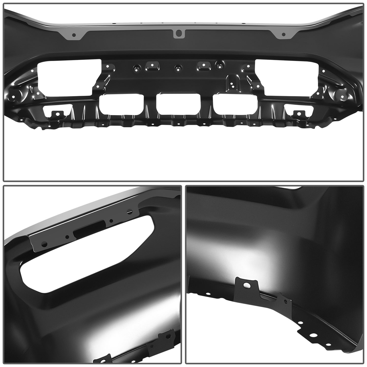 DEFENSA 16-18 GMC SIERRA 1500 ,BLACK,WITHOUT SENSOR HOLE - BLACK