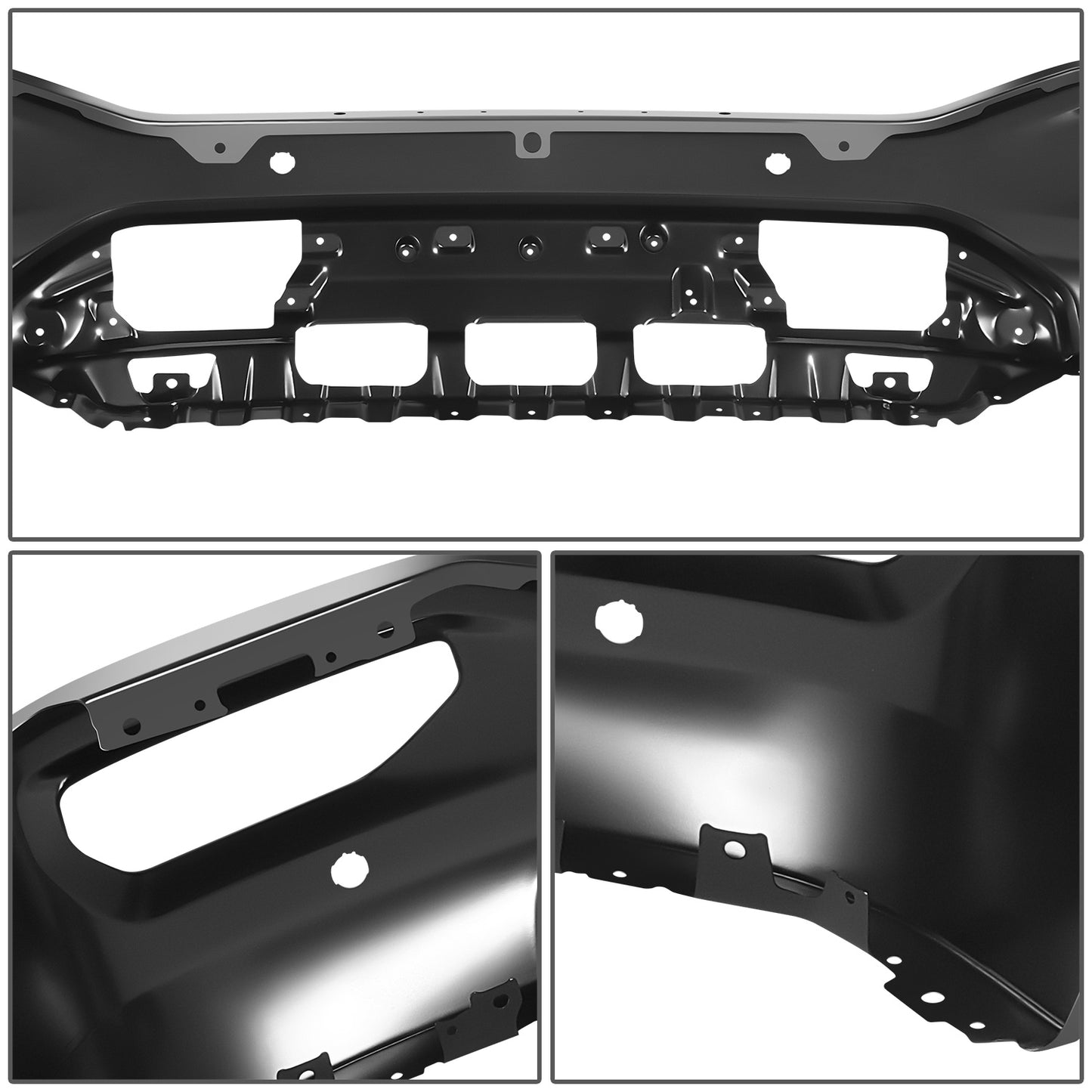 DEFENSA 16-18 GMC SIERRA 1500 ,BLACK,WITH SENSOR HOLE - BLACK
