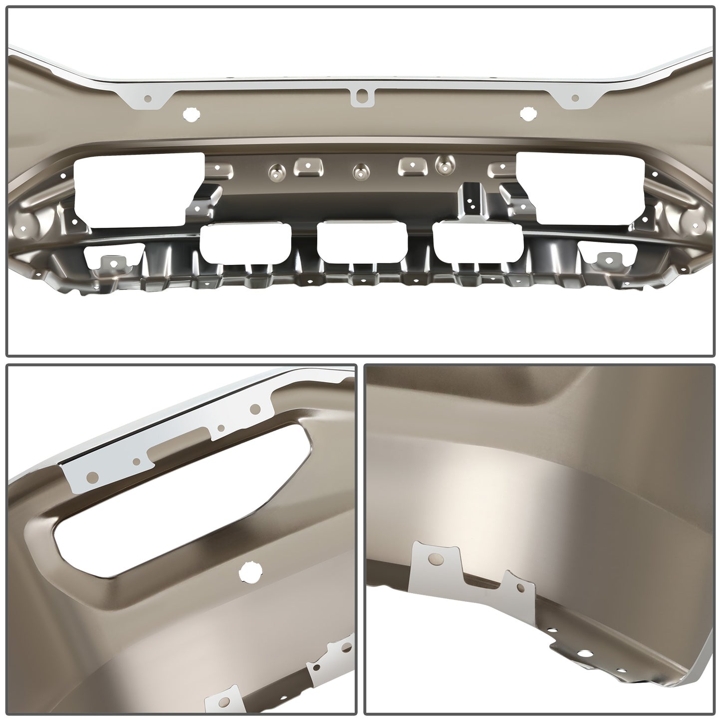 DEFENSA 16-18 GMC SIERRA 1500 ,CHROME,WITH SENSOR HOLE - CHROME