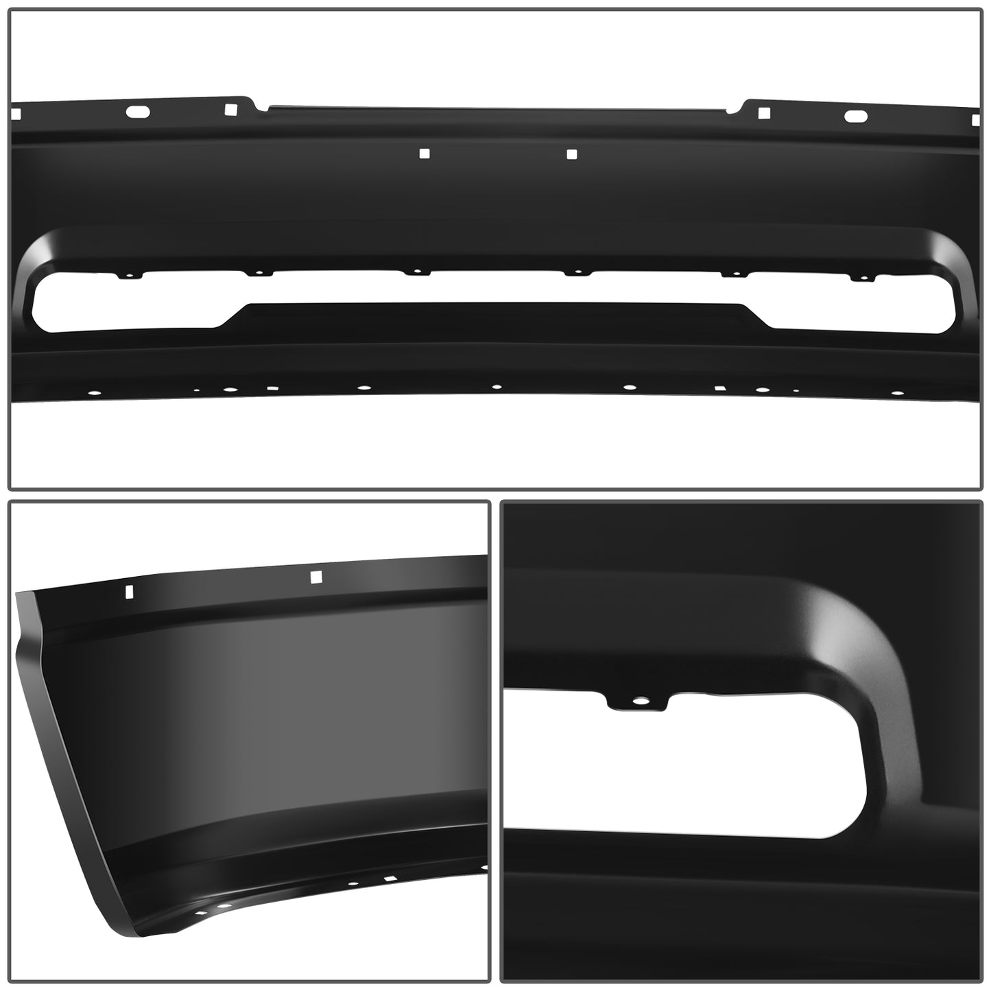 DEFENSA 09-10 DODGE RAM 1500 / 11-12 RAM 1500, FITS MODELS WITHOUT SPORT PKG; WITHOUT FOG LAMPS; EXCLUDES MEGA CAB - BLACK