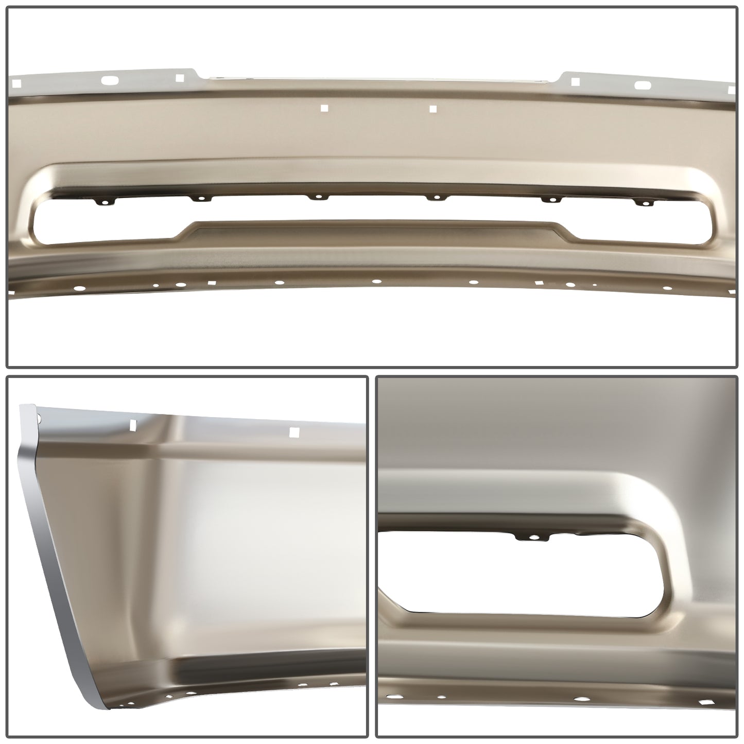 DEFENSA 09-10 DODGE RAM 1500 / 11-12 RAM 1500, EXCLUDES MODELS WITH SPORT PACKAGE WITH FOG LIGHTS - CHROME