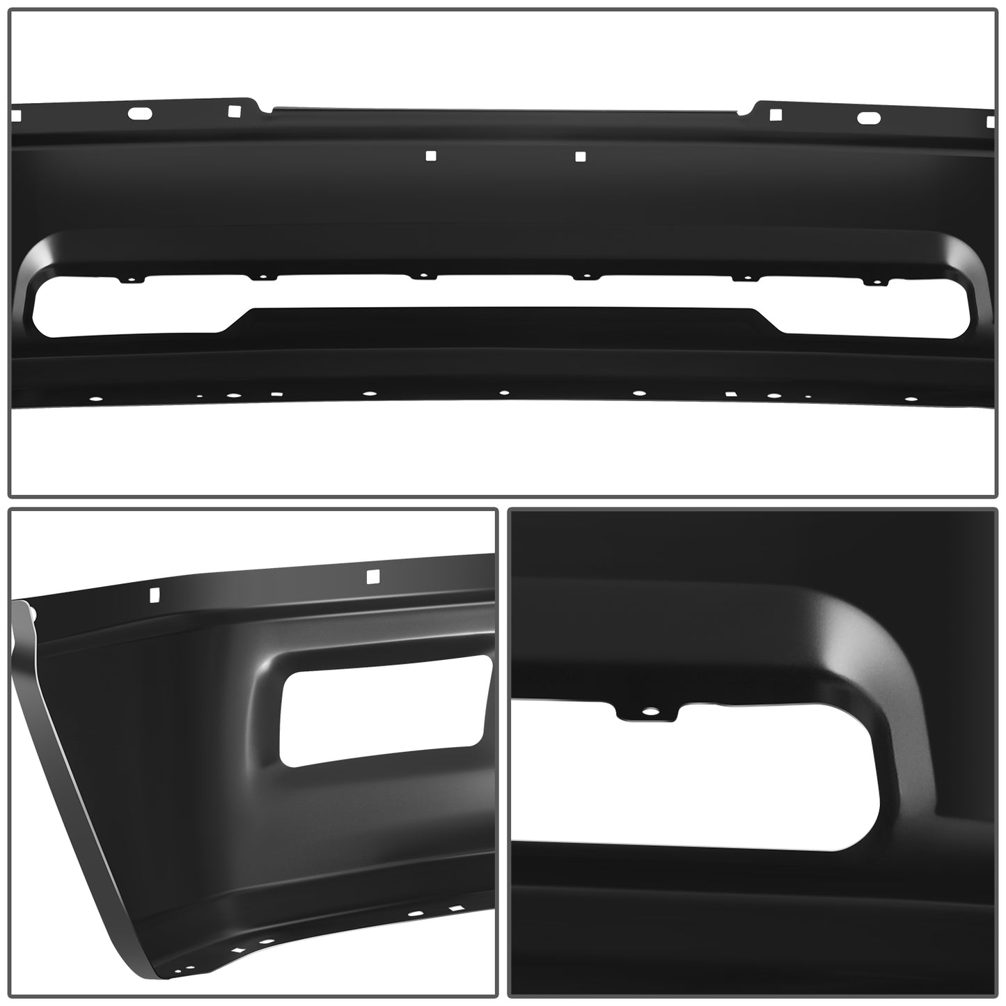 DEFENSA 09-10 DODGE RAM 1500 / 11-12 RAM 1500, FITS MODELS WITHOUT SPORT PKG; WITH FOG LAMPS; EXCLUDES MEGA CAB - BLACK