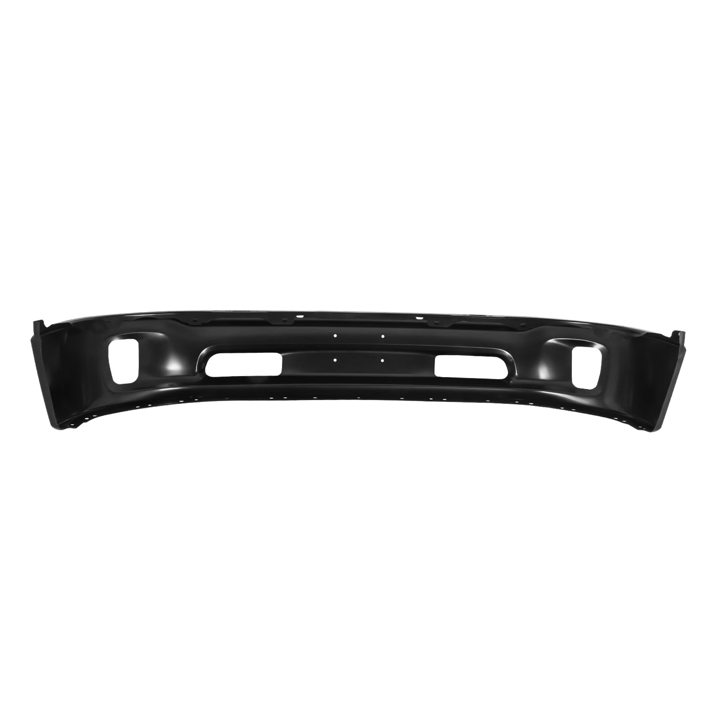 DEFENSA 14-18 RAM 1500 / RAM 1500 CLASSIC 2019-2023, WITHOUT PARKING SENSOR HOLES; WITH FOG LIGHT CUTOUTS - BLACK