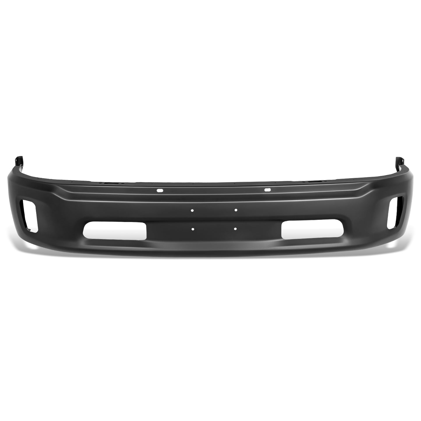 DEFENSA 14-18 RAM 1500 / RAM 1500 CLASSIC 2019-2023, WITHOUT PARKING SENSOR HOLES; WITH FOG LIGHT CUTOUTS - BLACK