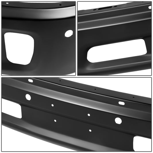 DEFENSA 14-18 RAM 1500 / 19-23 RAM 1500 CLASSIC, WITH PARKING SENSOR HOLES; WITH FOG LIGHT CUTOUTS - BLACK