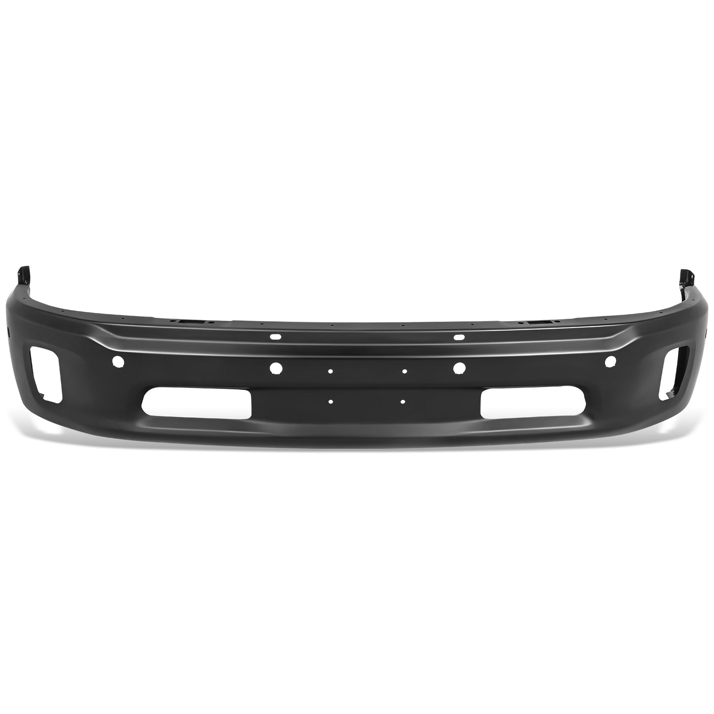 DEFENSA 14-18 RAM 1500 / 19-23 RAM 1500 CLASSIC, WITH PARKING SENSOR HOLES; WITH FOG LIGHT CUTOUTS - BLACK