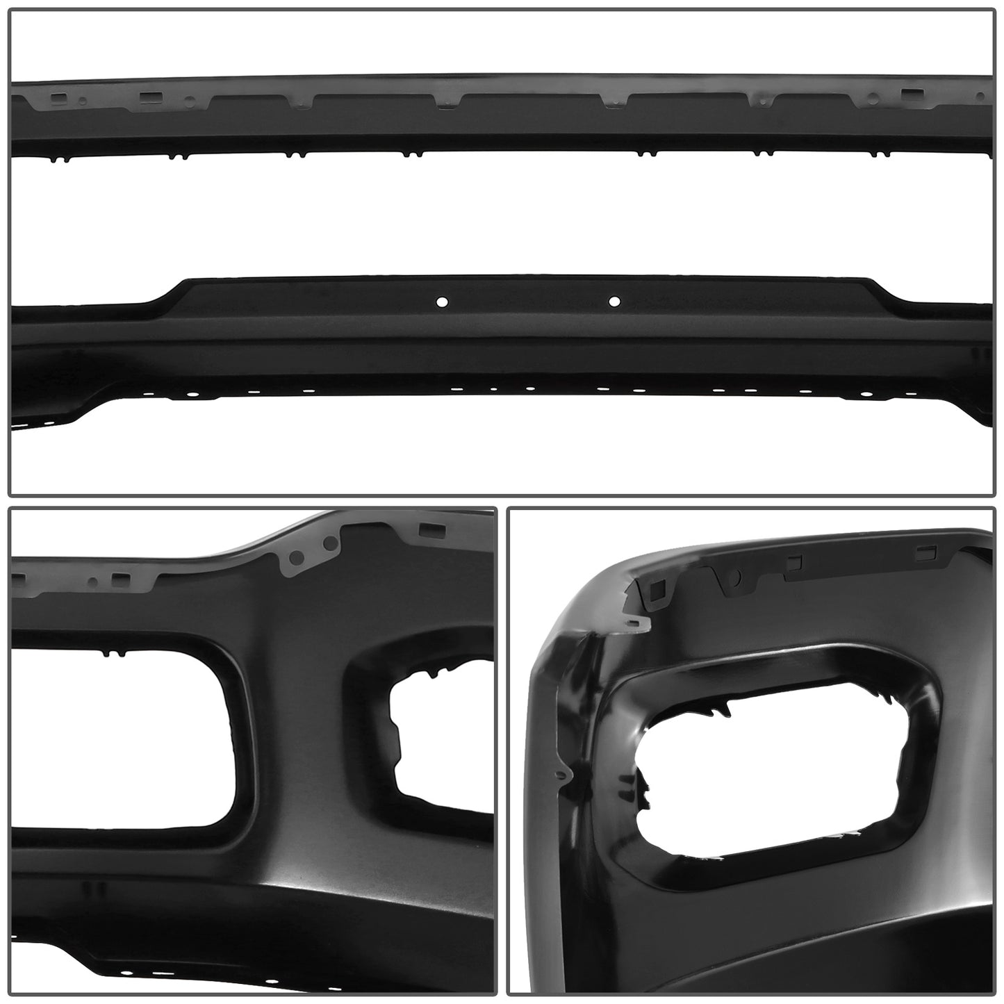 DEFENSA RAM 2500 2019-2024 - RAM 3500 2019-2024 - FITS MODELS WITH FOG LAMPS - BLACK