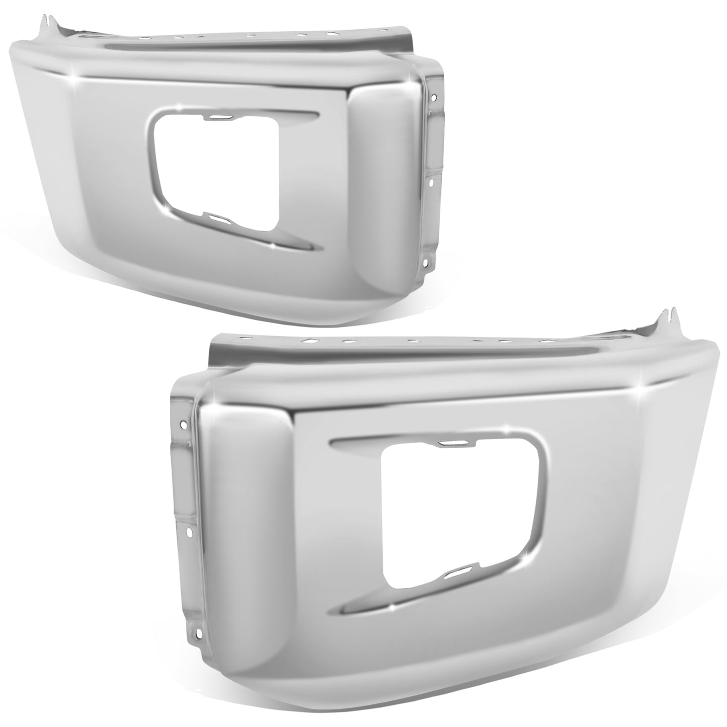 DEFENSA 14-21 TOYOTA TUNDRA ,CHROME,WITHOUT SENSOR HOLE - CHROME
