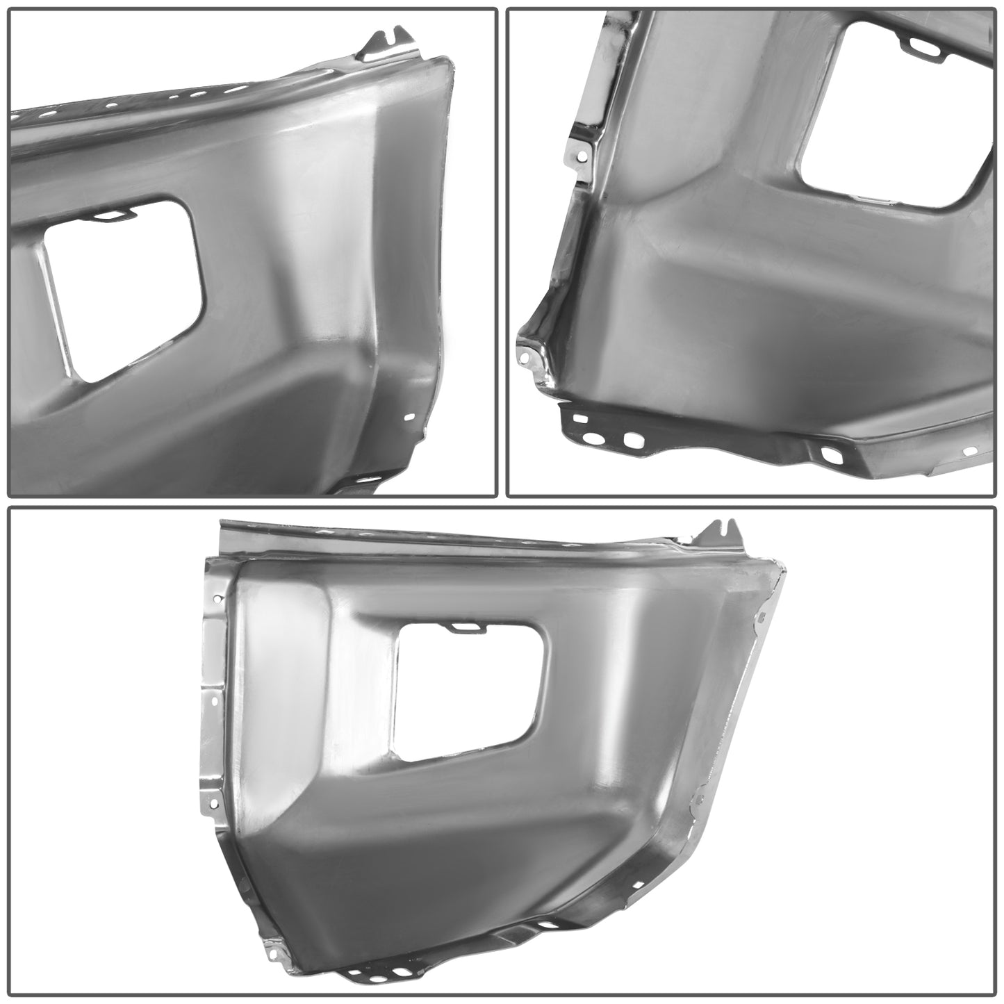 DEFENSA 14-21 TOYOTA TUNDRA ,CHROME,WITHOUT SENSOR HOLE - CHROME