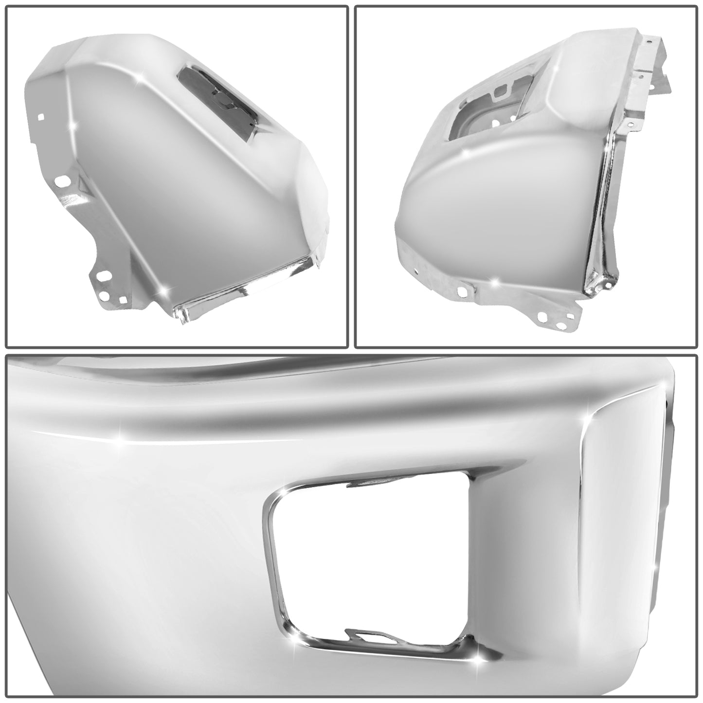 DEFENSA 14-21 TOYOTA TUNDRA ,CHROME,LEFT, WITHOUT SENSOR HOLE - LEFT - CHROME