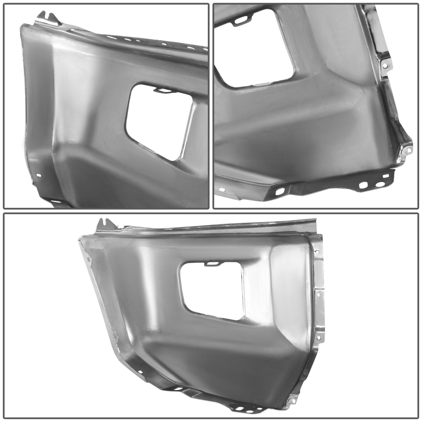 DEFENSA 14-21 TOYOTA TUNDRA ,CHROME,RIGHT, WITHOUT SENSOR HOLE - RIGHT - CHROME