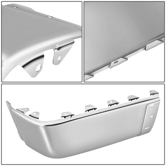 DEFENSA 07-13 CHEVROLET SILVERADO 1500 / GMC SIERRA 1500, 07-14 CHEVROLET SILVERADO 2500 HD, 3500 HD / GMC SIERRA 2500 HD 3500 HD, FITS FLEETSIDE MODELS ONLY WITHOUT PARKING SENSOR HOLES - CHROME