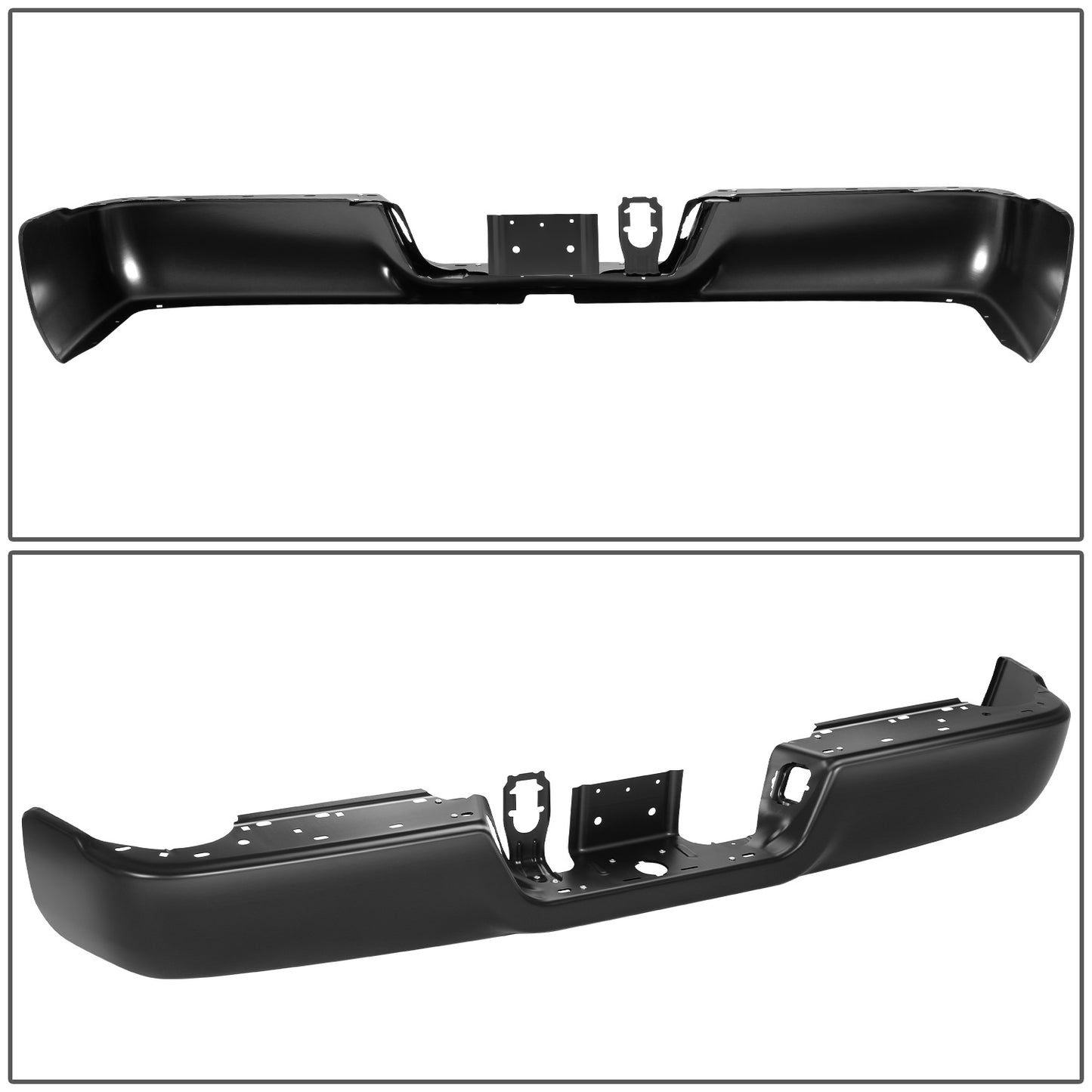 DEFENSA 09-10 DODGE RAM 1500 / 09-10 DODGE RAM 2500 / 09-10 DODGE RAM 3500 / 11-18 RAM 1500 / 19-24 RAM 1500 CLASSIC / 11-18 RAM 2500 / 11-18 RAM 3500 - WITHOUT DUAL EXHAUST - WITHOUT PARK ASSIST - BLACK