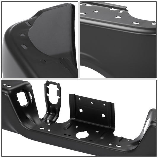 DEFENSA 09-10 DODGE RAM 1500 / 11-18 RAM 1500 / 19-24 RAM 1500 CLASSIC - WITH DUAL EXHAUST - WITHOUT PARK ASSIST - BLACK