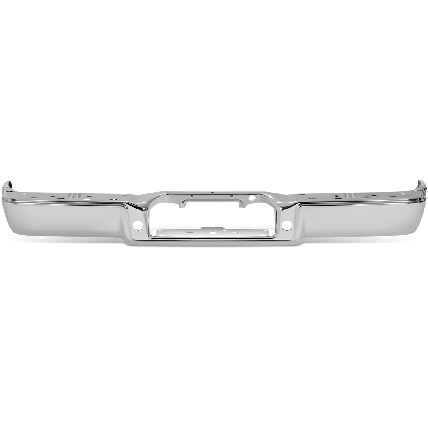 DEFENSA 04-08 FORD F-150 / 06-08 LINCOLN MARK LT - FITS FLEETSIDE MODELS WITHOUT PARKING ASSIST SENSOR HOLES - CHROME