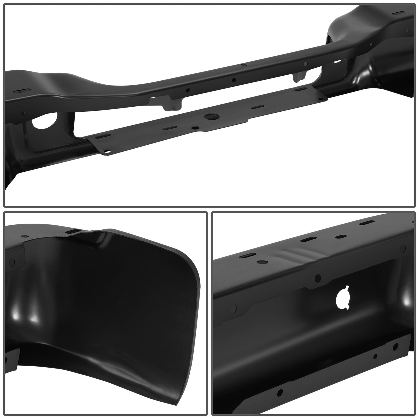 DEFENSA 04-08 FORD F-150 / 06-08 LINCOLN MARK LT - FITS FLEETSIDE MODELS WITH PARKING ASSIST SENSOR HOLES - BLACK