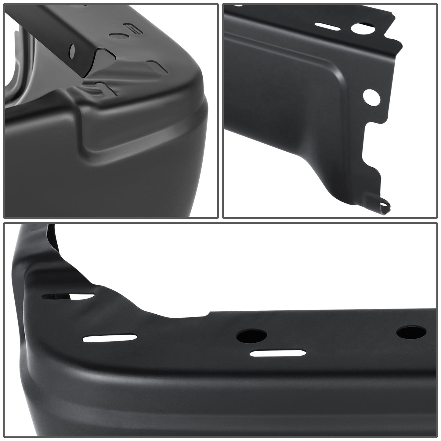DEFENSA 09-14 FORD F-150, FITS FLEETSIDE MODELS ONLY WITHOUT PARKING SENSOR HOLES - BLACK