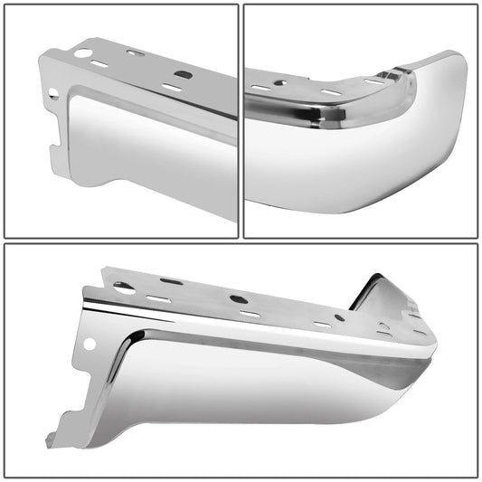 DEFENSA 09-14 FORD F-150, FITS FLEETSIDE MODELS ONLY WITHOUT PARKING SENSOR HOLES - CHROME