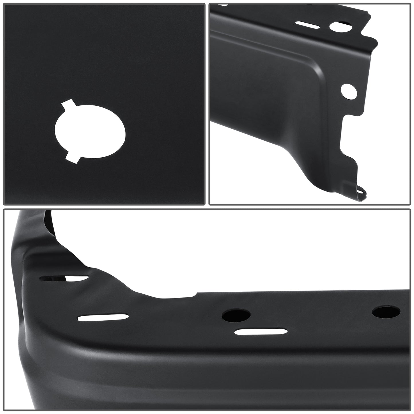 DEFENSA 09-14 FORD F-150, FITS FLEETSIDE MODELS ONLY WITH PARKING SENSOR HOLES, BLACK