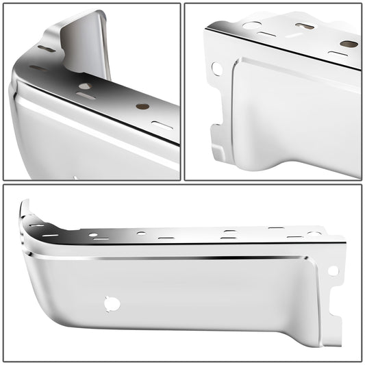 DEFENSA 09-14 FORD F-150, FITS FLEETSIDE MODELS ONLY WITH PARKING SENSOR HOLES - CHROME