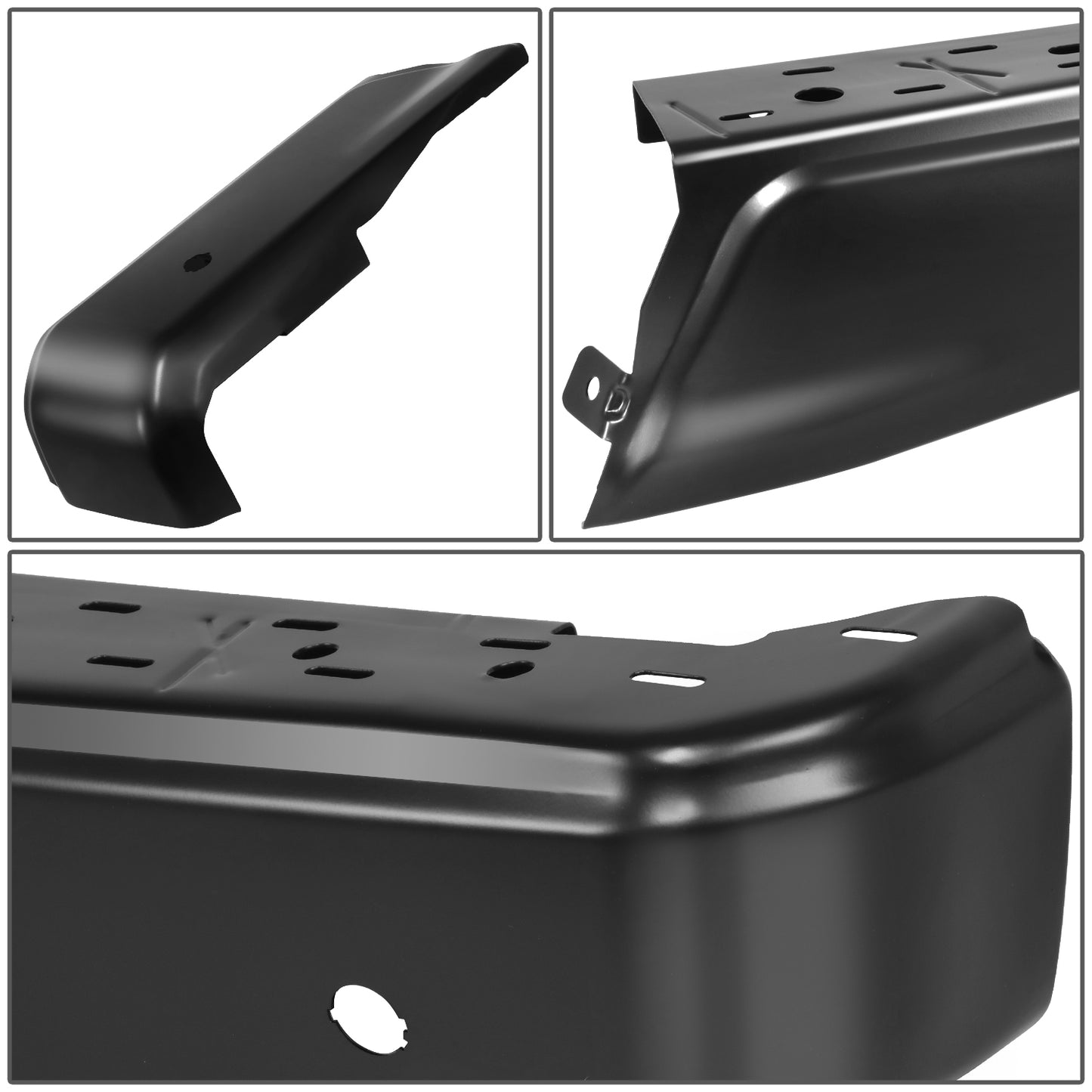 DEFENSA 15-20 FORD F150 W/ PARK ,BLACK,WITH SENSOR HOLE - BLACK