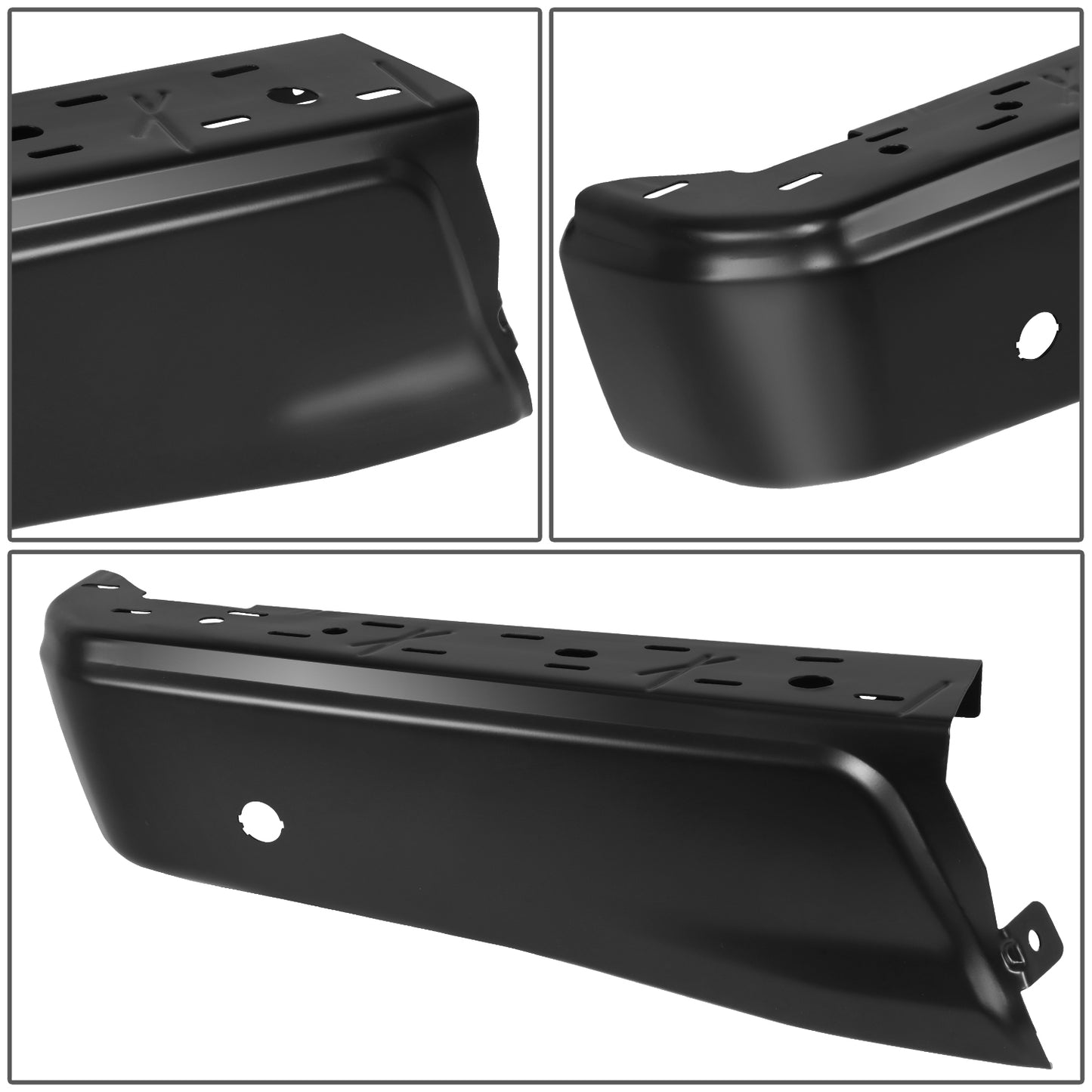 DEFENSA 15-20 FORD F-150 ,BLACK,LEFT,WITH SENSOR HOLE - LEFT - BLACK
