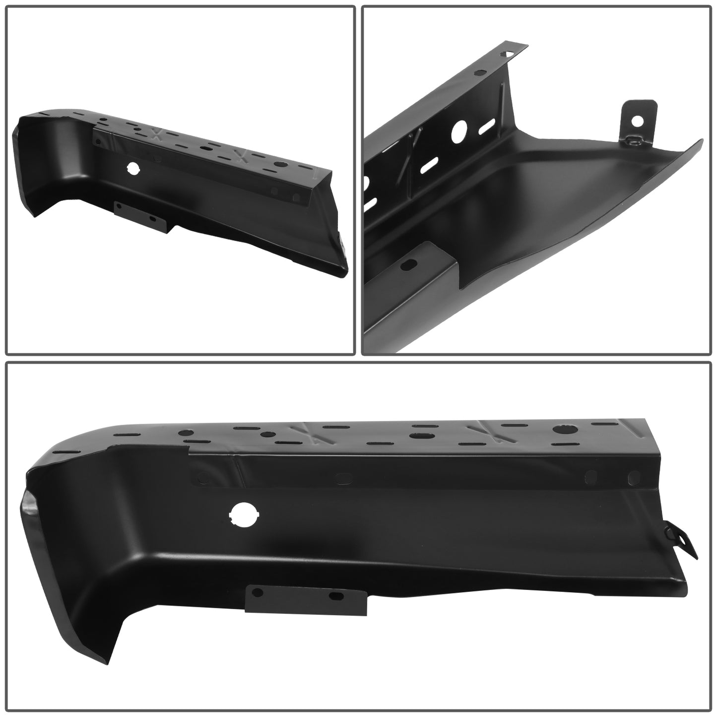 DEFENSA 15-20 FORD F-150-BLACK,RIGHT,WITH SENSOR HOLE - RIGHT - BLACK