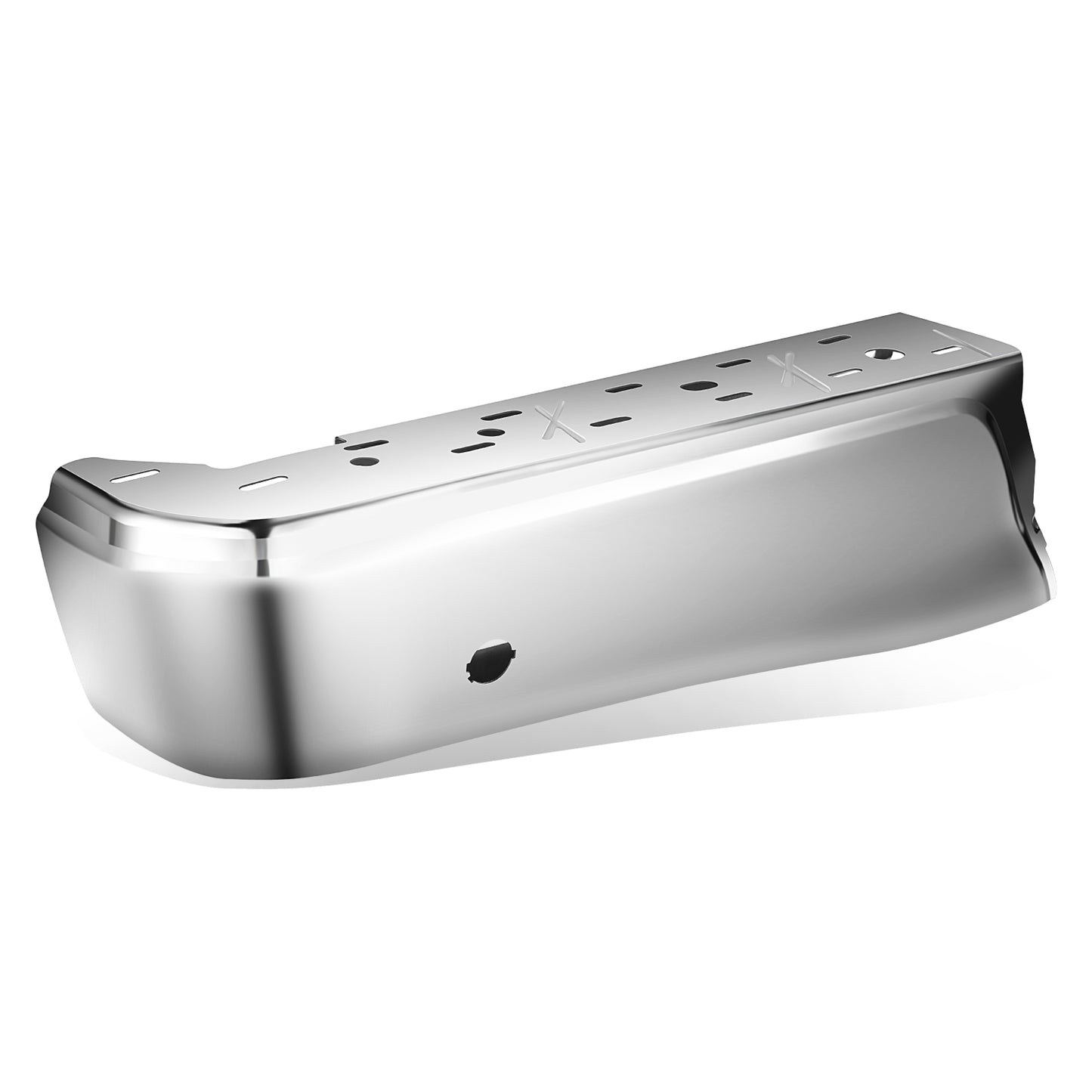 DEFENSA 15-20 FORD F-150 ,CHROME,LEFT,WITH SENSOR HOLE - LEFT - CHROME