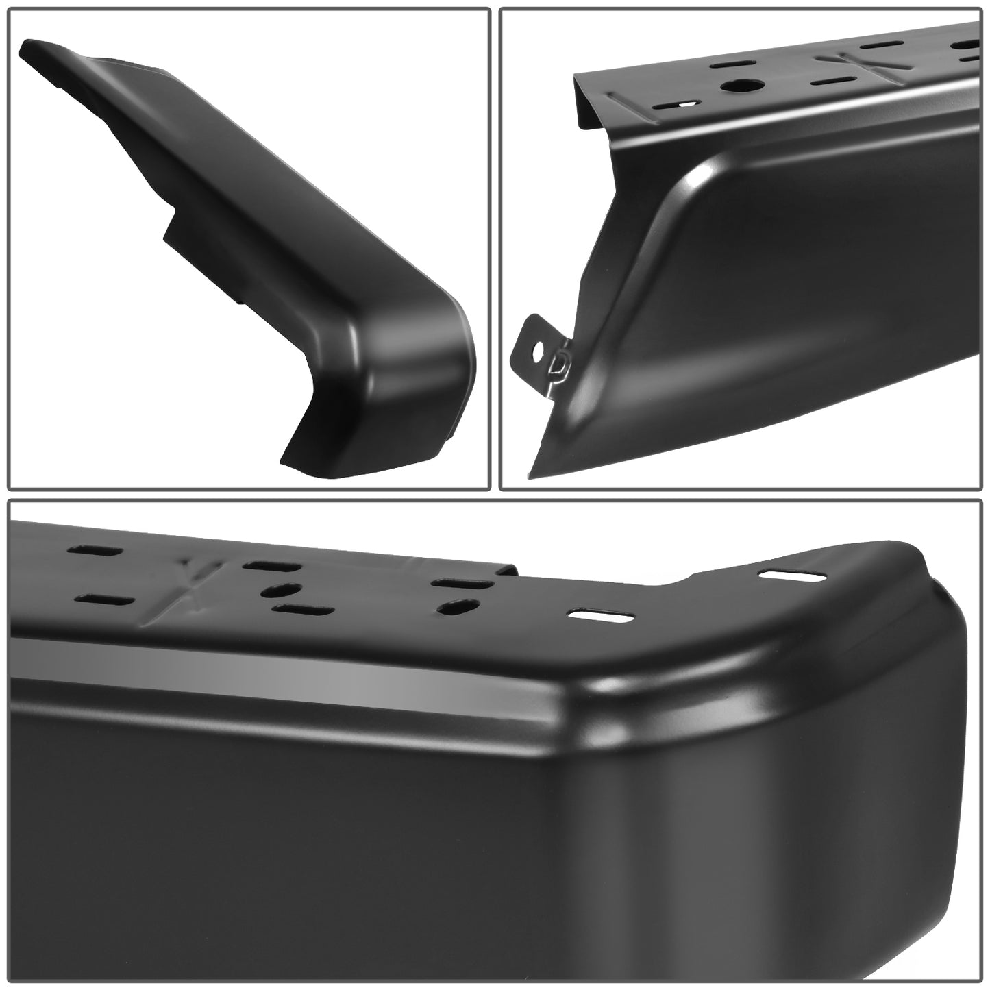 DEFENSA 15-20 FORD F-150-BLACK,RIGHT,WITHOUT SENSOR HOLE - RIGHT - BLACK